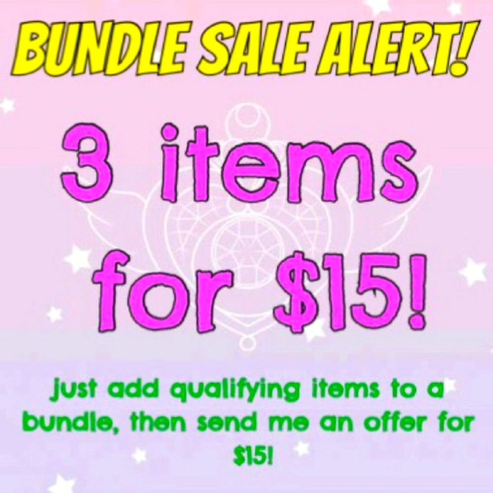 Bundle 3 item for $15